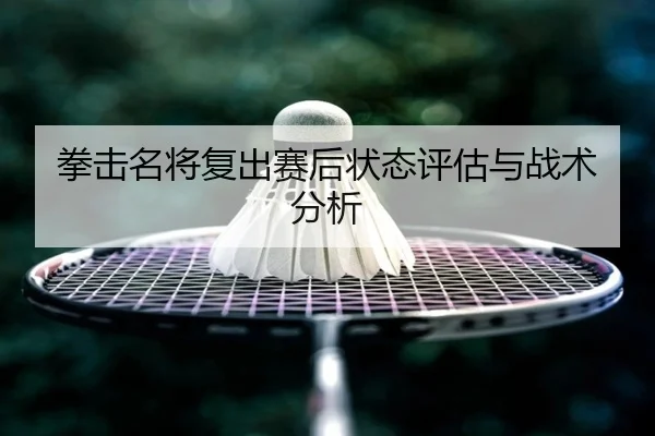 拳击名将复出赛后状态评估与战术分析